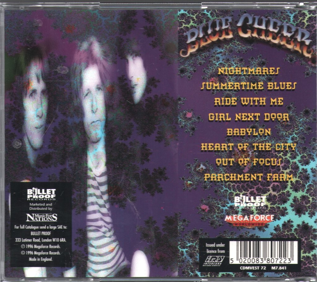 Blue Cheer - The Beast Is Back: The Megaforce Years - Cd