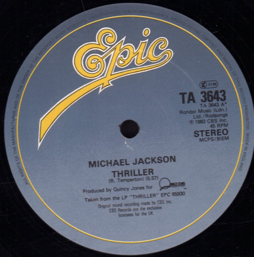Michael Jackson - Thriller - 12 Inch