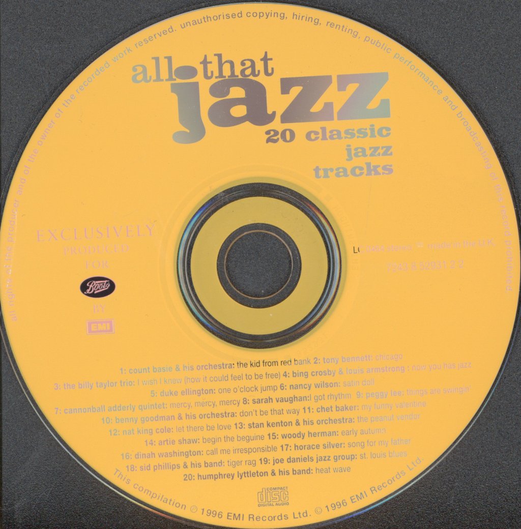 Various Artists - All That Jazz - Cd