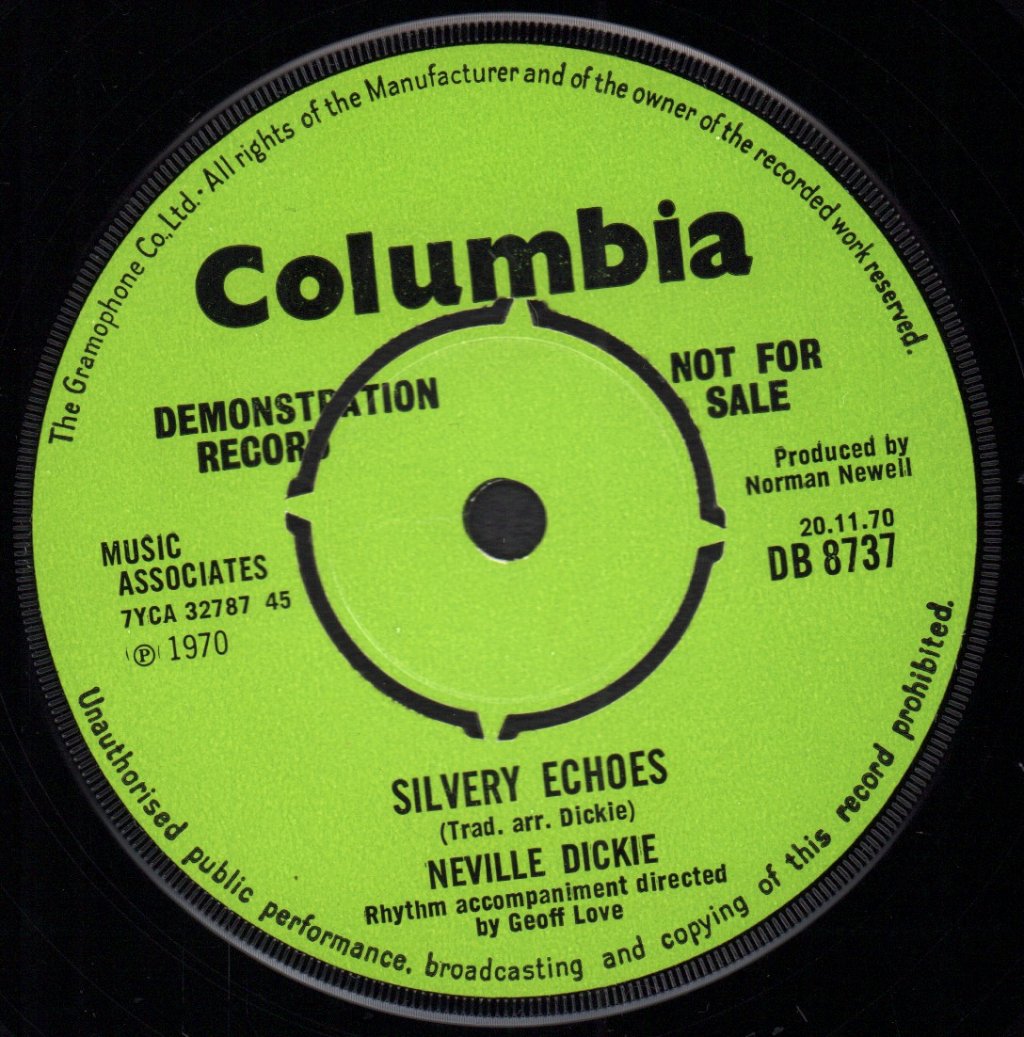 Neville Dickie - Whistle Tune - 7 Inch