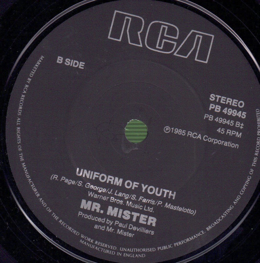 Mr Mister - Broken Wings - 7 Inch