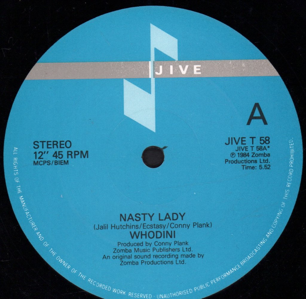 Whodini - Nasty Lady - 12 Inch