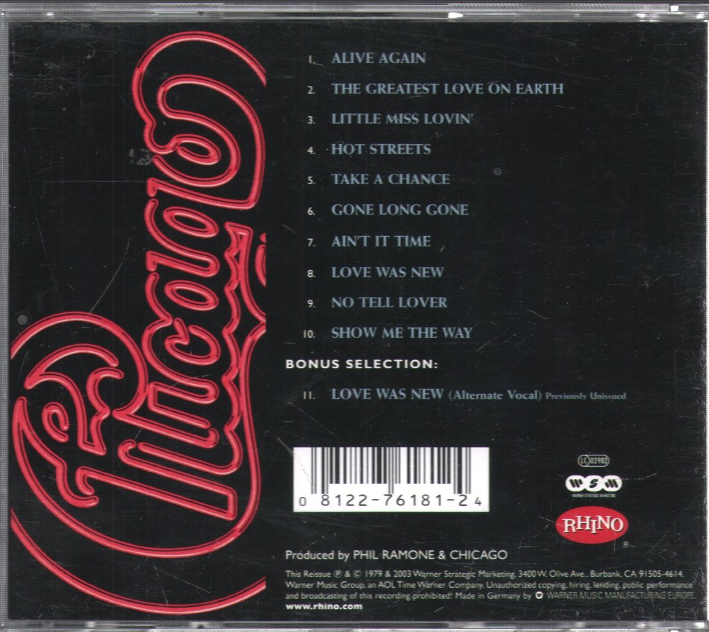 Chicago - Hot Streets - Cd
