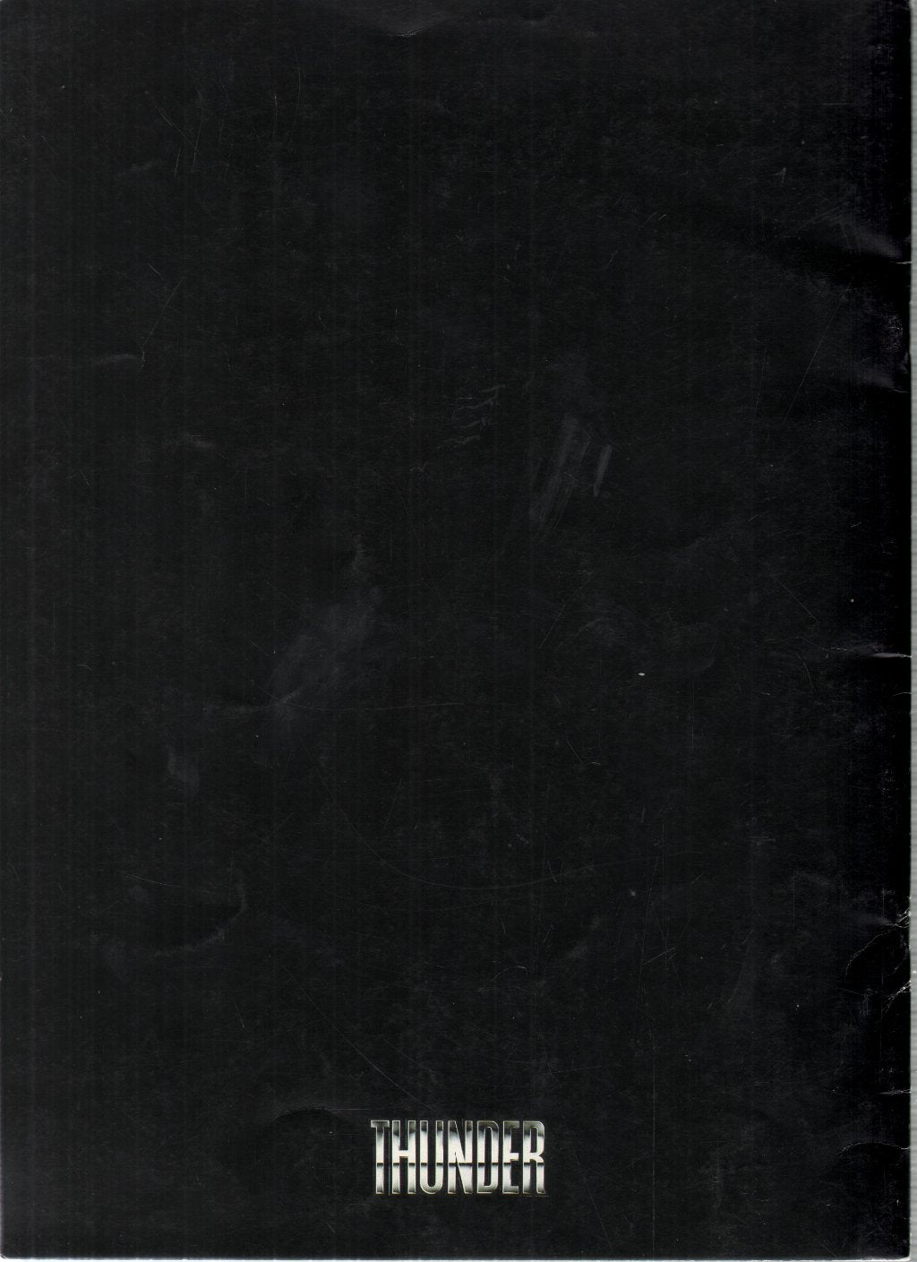 Thunder - Back Street Symphony - Tour Programme