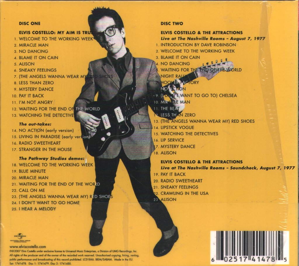 Elvis Costello - My Aim Is True - Cd Set