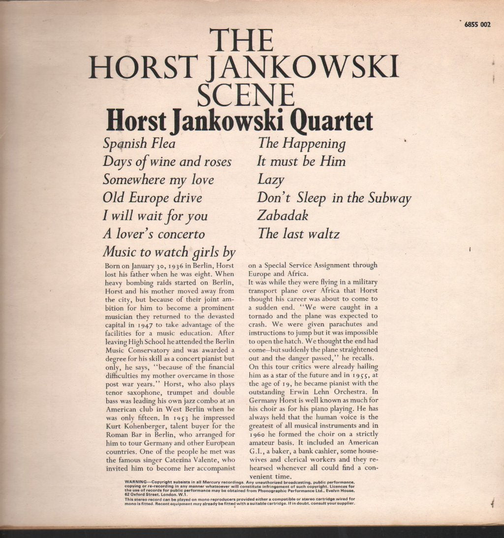 Horst Jankowski - Horst Jankowski Scene - Lp