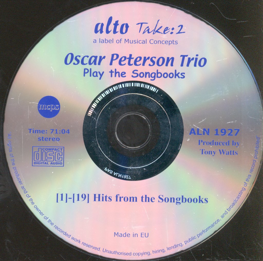 Oscar Peterson Trio - Play The Songbook Hits - Cd