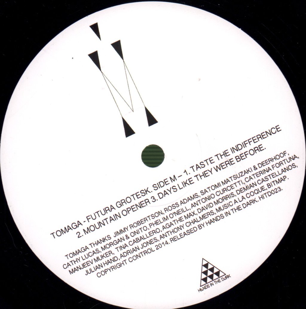 Tomaga - Futura Grotesk - Lp