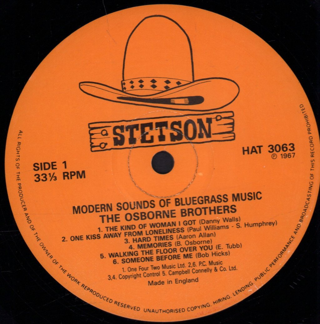 Osborne Brothers - Modern Sounds Of Bluegrass Music - Lp