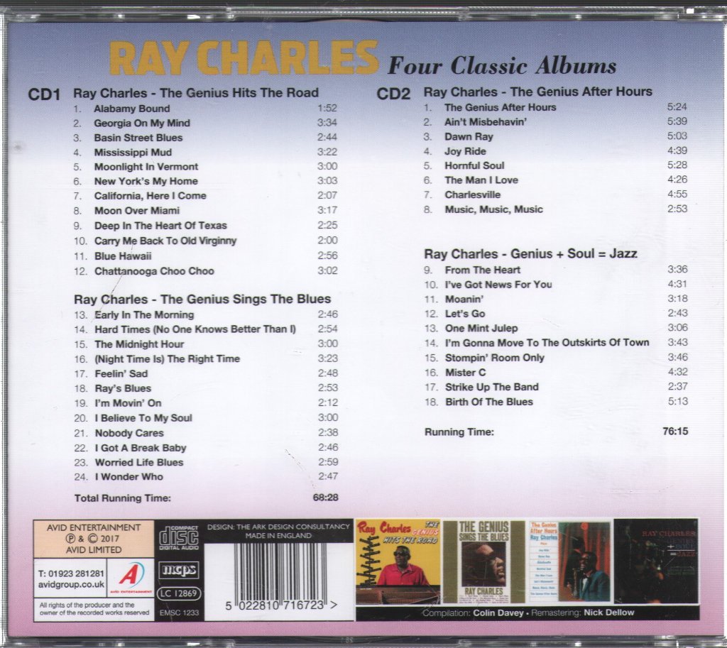 Ray Charles - Four Classic Albums is - Double Cd