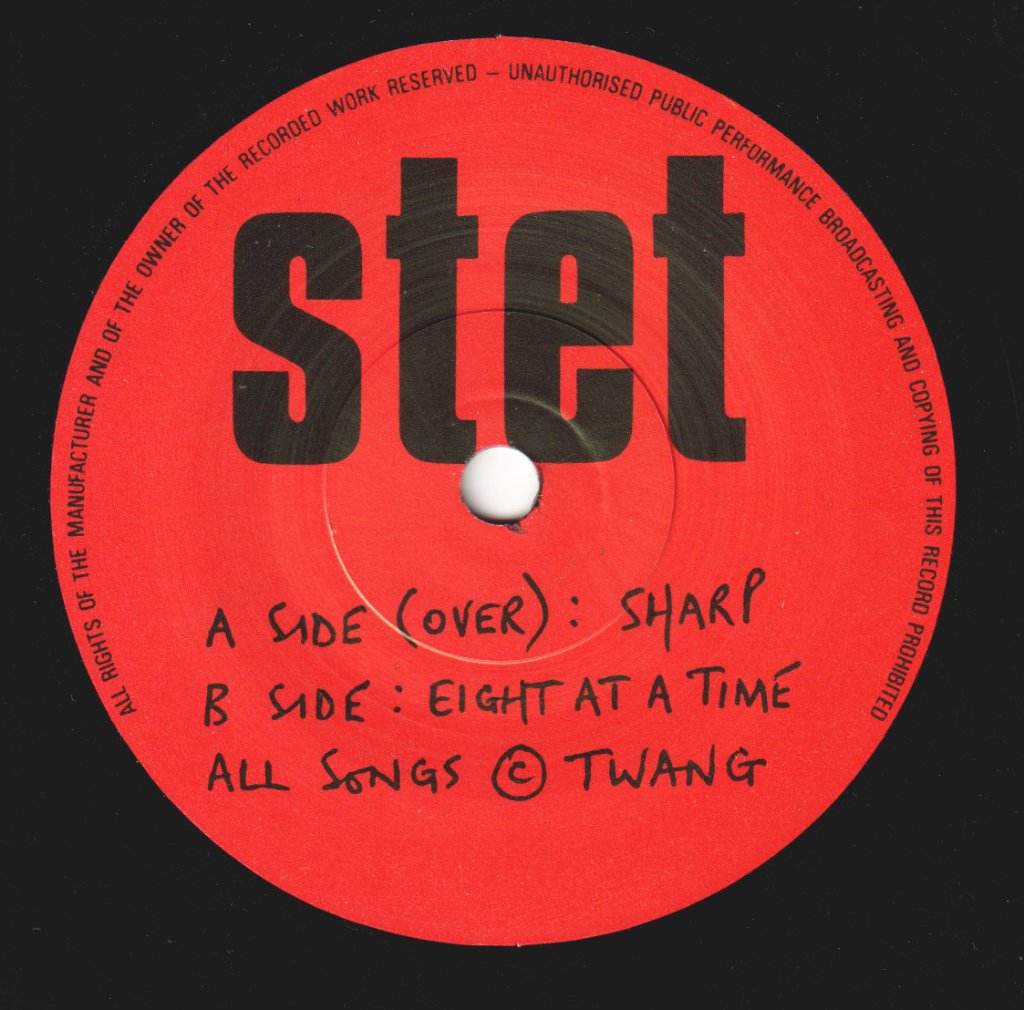 Twang (80'S Group) - Sharp - 7 Inch