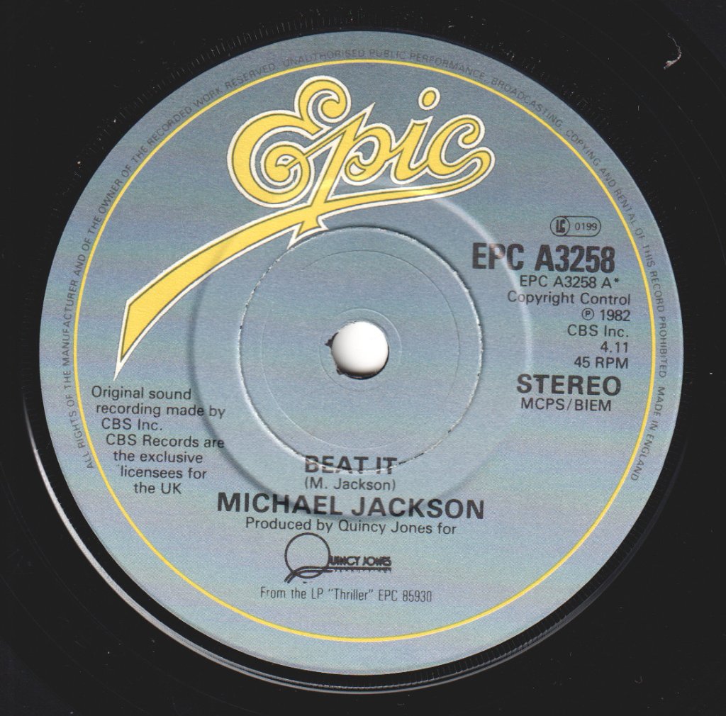 Michael Jackson - Beat It - 7 Inch