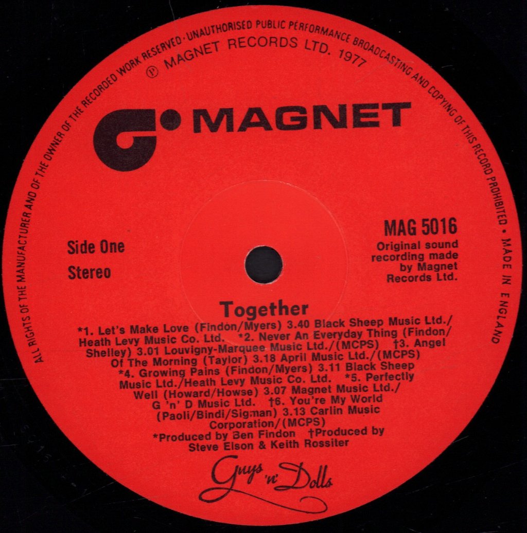 Guys N Dolls - Together - Lp