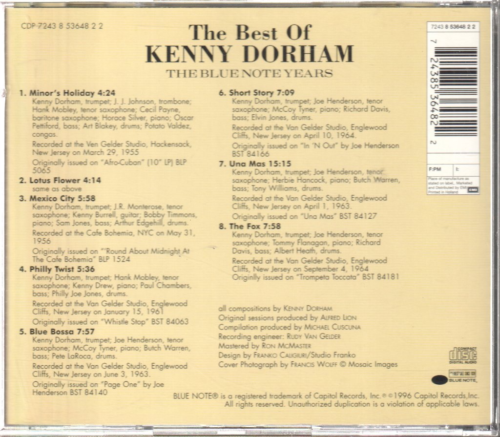 Kenny Dorham - Best Of - Cd
