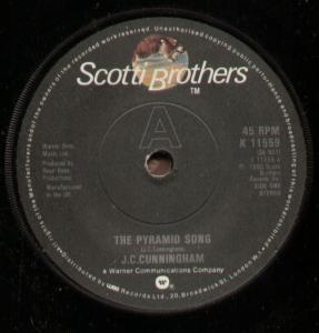 J.c.cunningham - Pyramid Song - 7 Inch