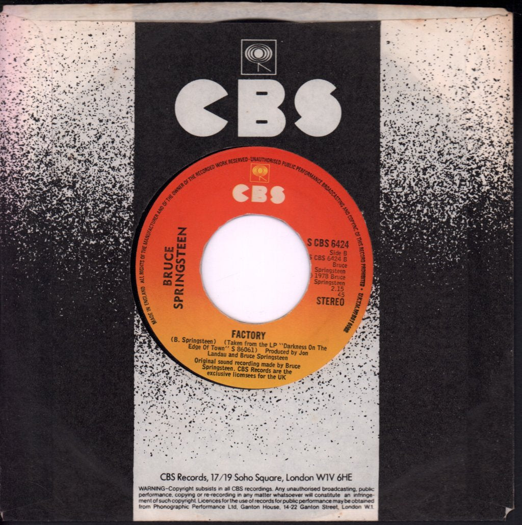 Bruce Springsteen - Prove It All Night - 7 Inch