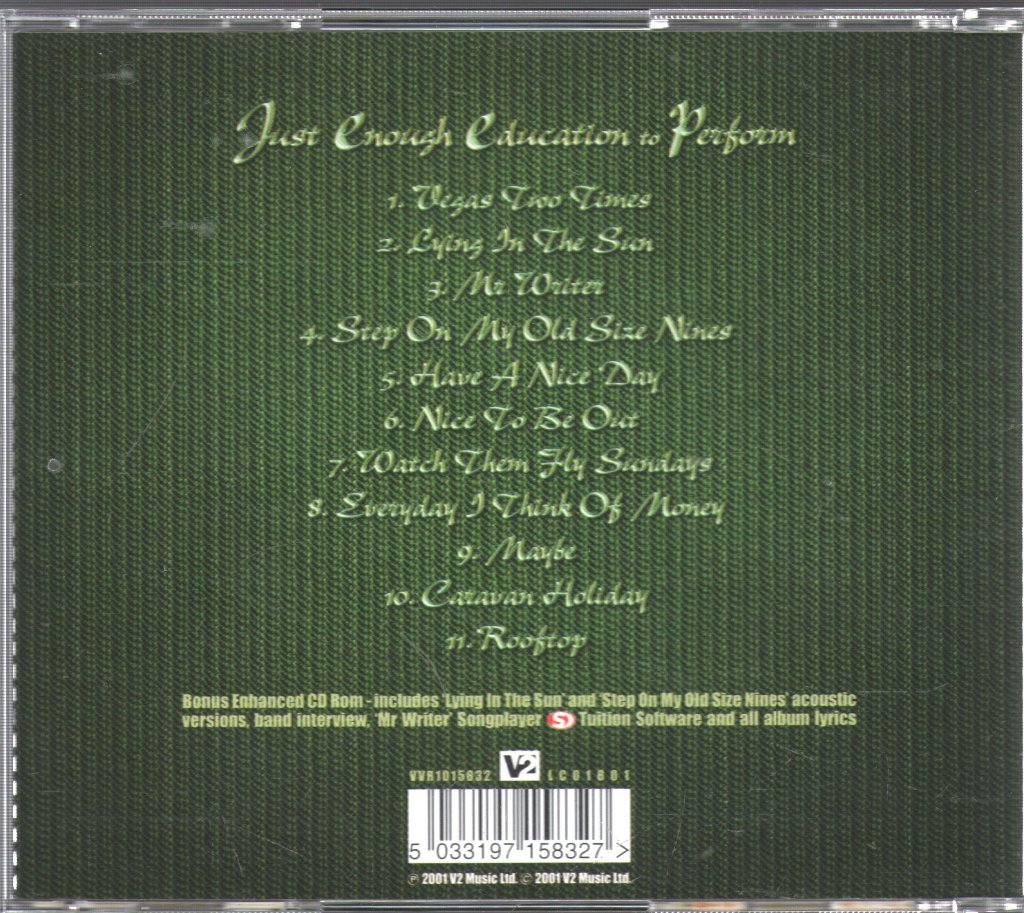 Stereophonics - Just Enough Education To Perform - Cd