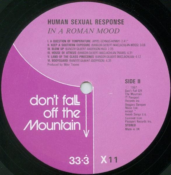 Human Sexual Response - In A Roman Mood - Lp