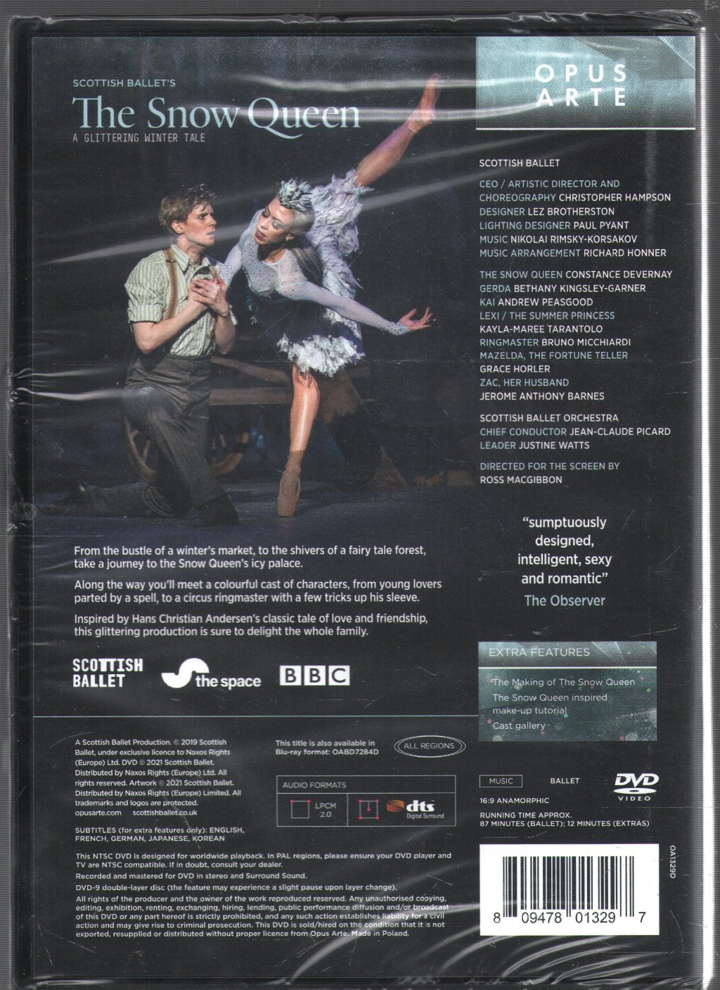 Scottish Ballet - Snow Queen - Dvd