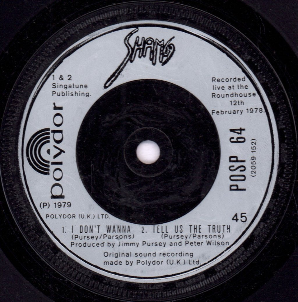 Sham 69 - Hersham Boys - 7 Inch
