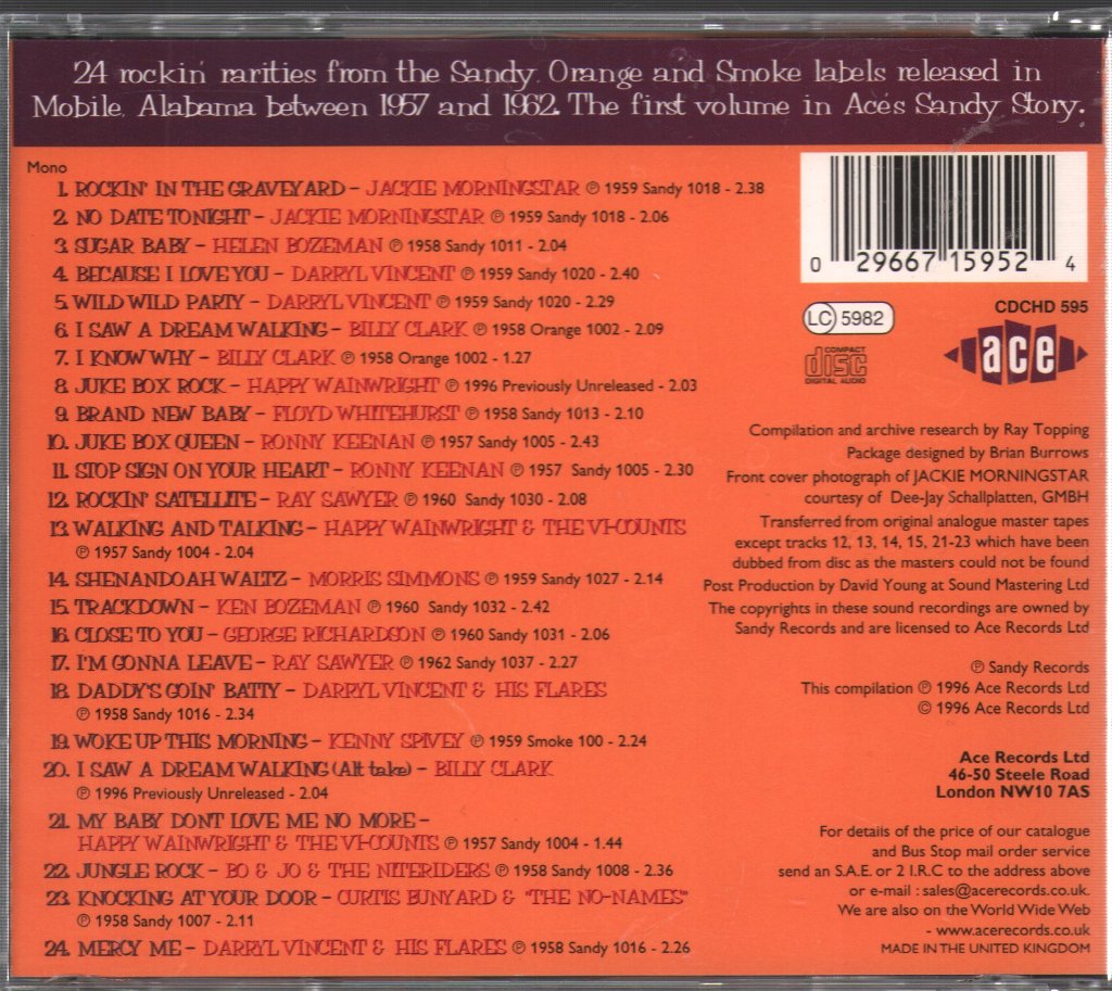 Various Artists - Gulf Coast Grease The Sandy Story Vol 1 - Cd