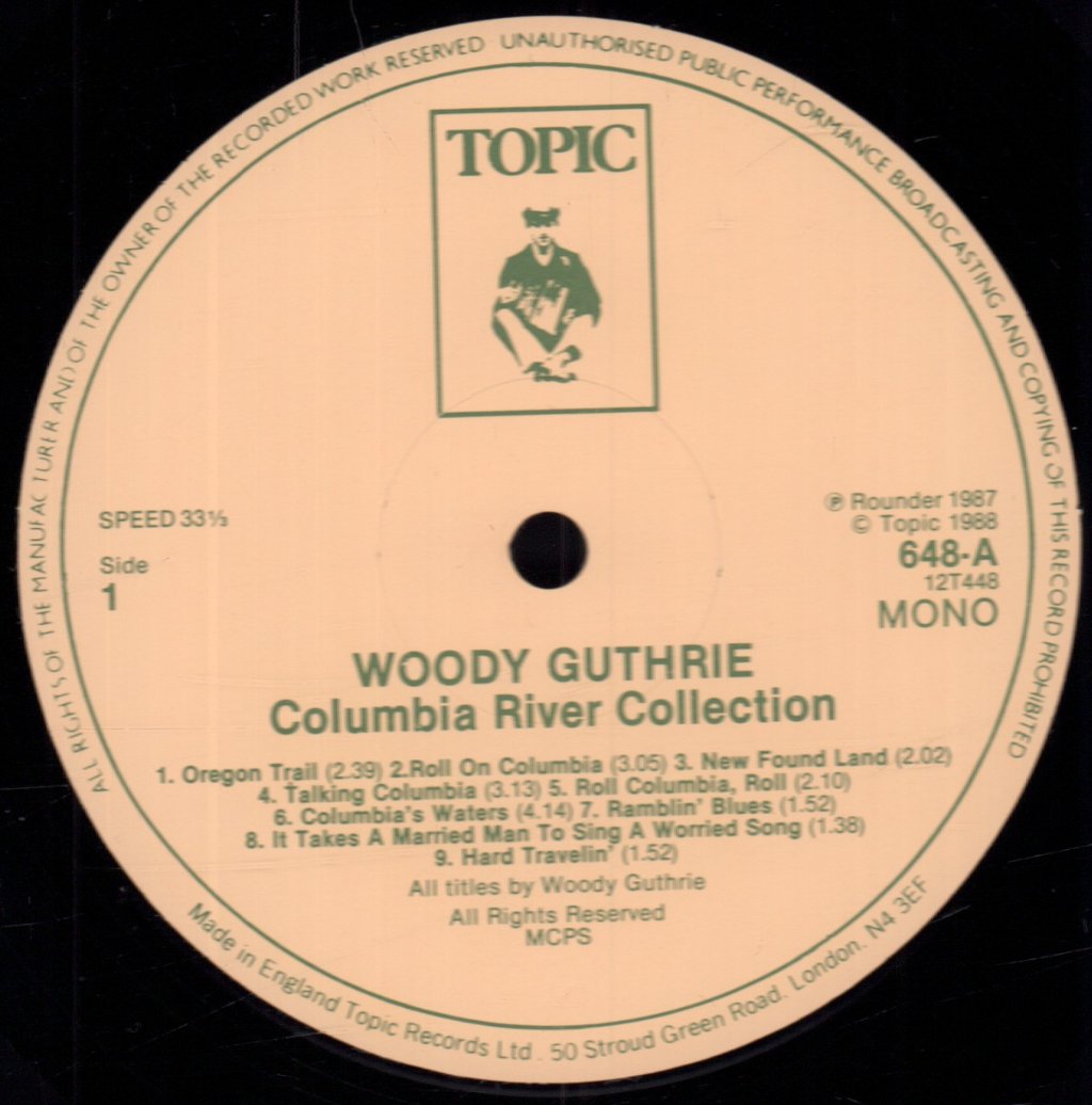 Woody Guthrie - Columbia River Collection - Lp