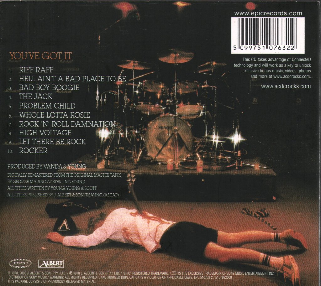 AC/DC - If You Want Blood You've Got It - Cd