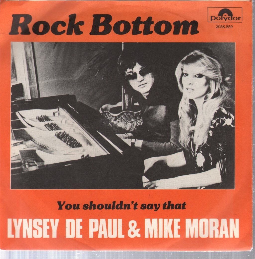 Lynsey De Paul And Mike Moran - Rock Bottom - 7 Inch