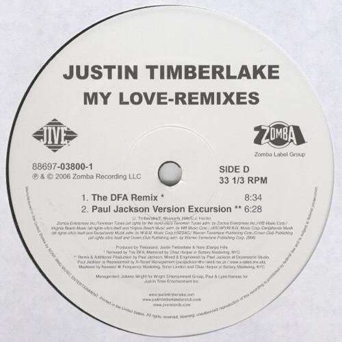 Justin Timberlake - My Love (Remixes) - Double 12 Inch