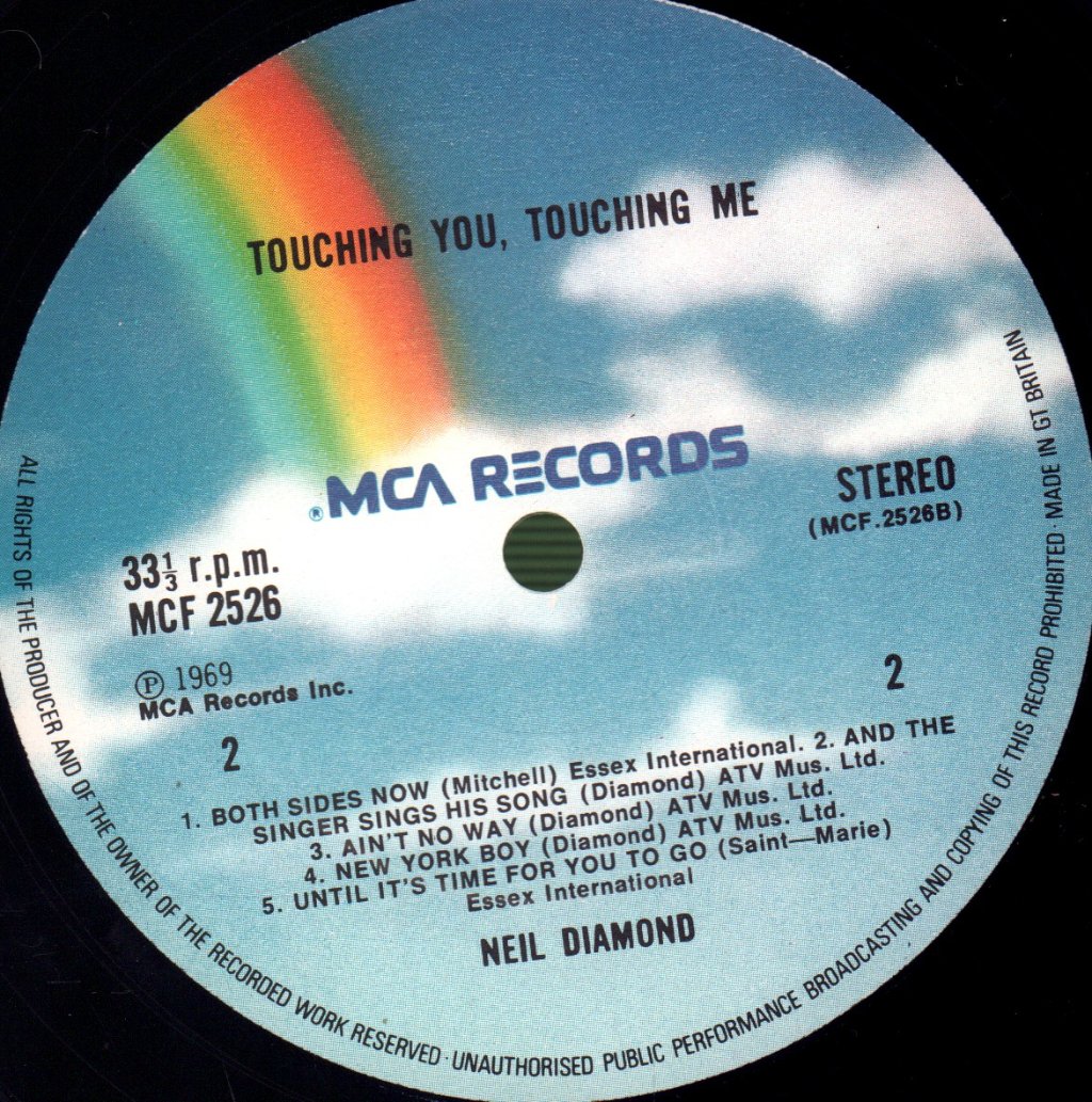 Neil Diamond - Touching You, Touching Me - Lp