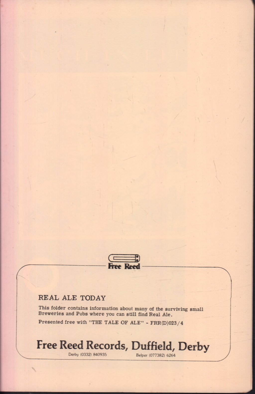 Various Artists - Tale Of Ale - Double Lp