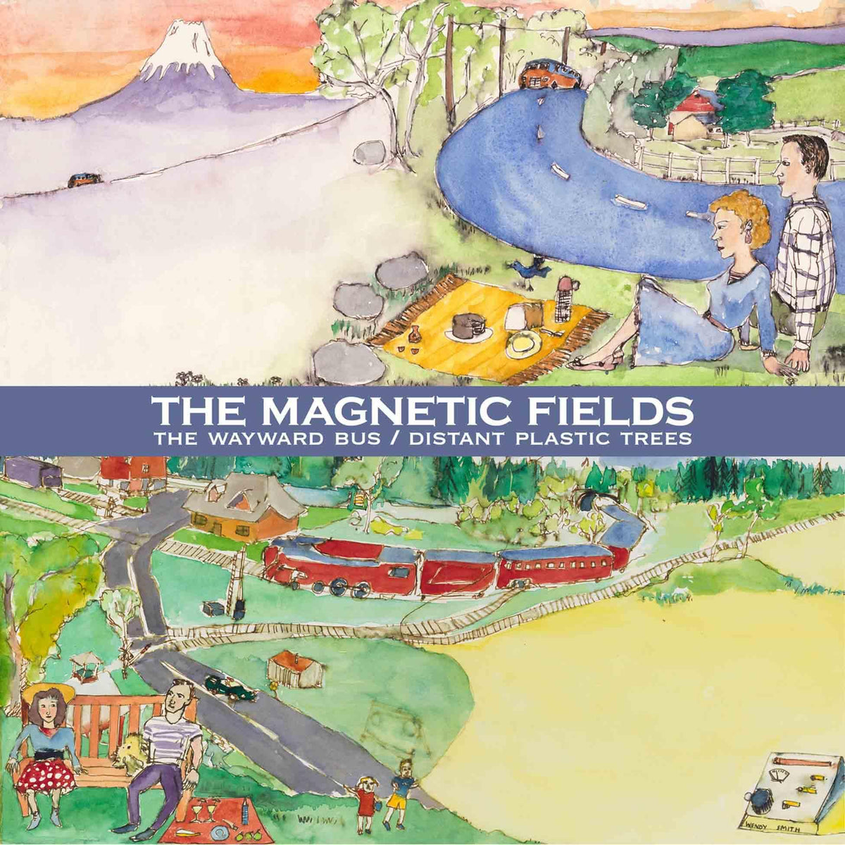 Magnetic Fields - Wayward Bus / Distant Plastic Trees - Double Lp