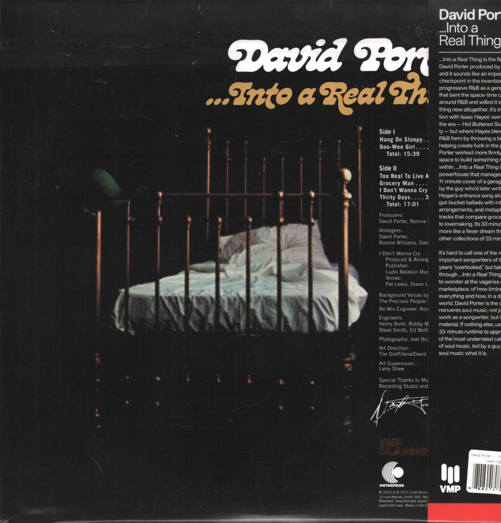 David Porter - ...Into A Real Thing (Vinyl Me Please Edition) - Lp