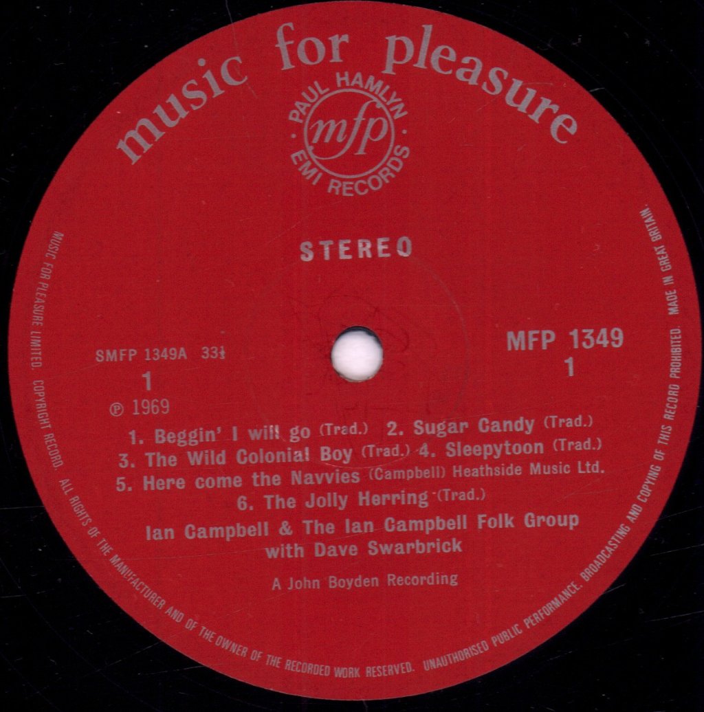 Ian Campbell Folk Group With Dave Swarbrick - Ian Campbell Folk Group With Dave Swarbrick - Lp