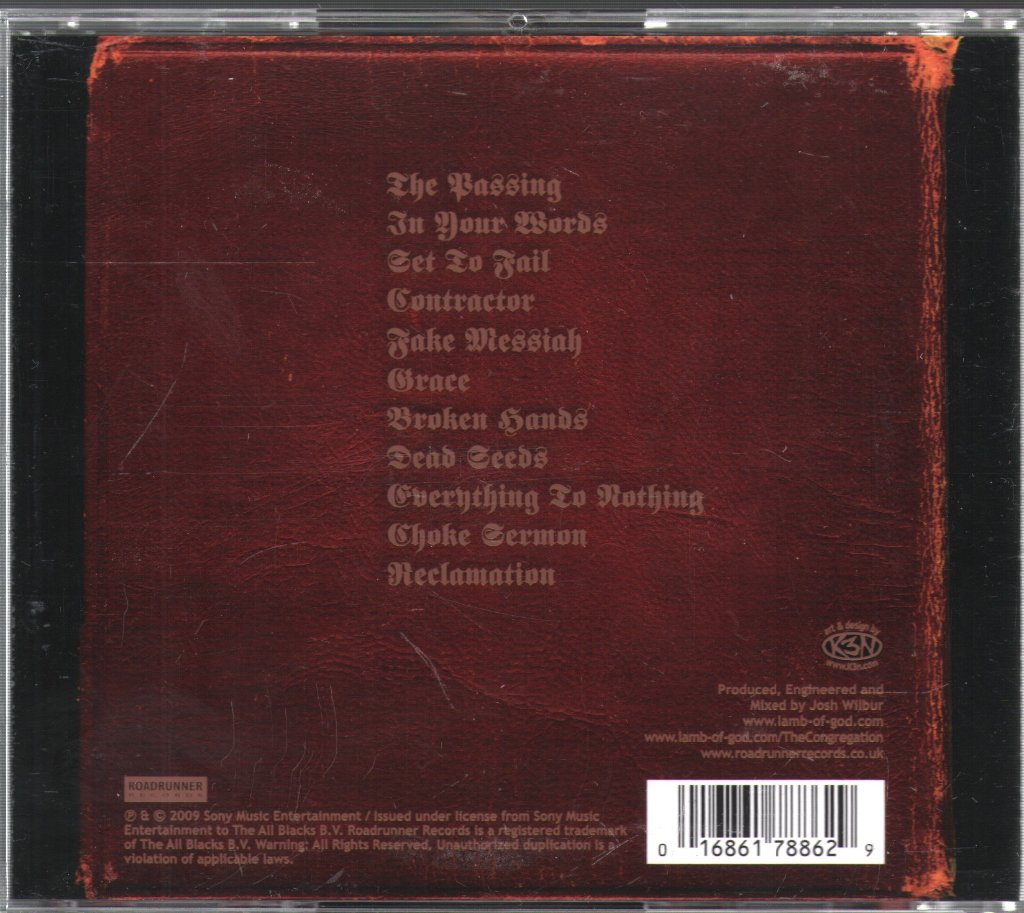 Lamb Of God - Wrath - Cd