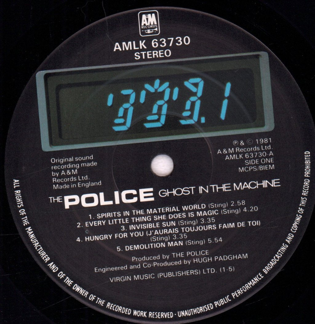 Police - Ghost In The Machine - Lp