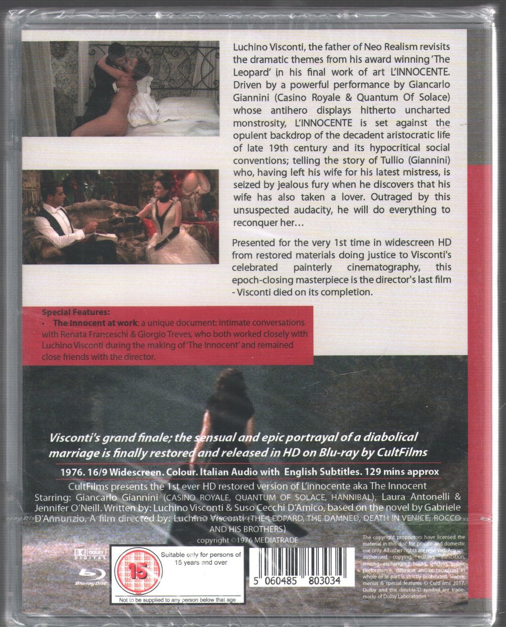 Feature Film - Innocent (L'Innocente) - Blu-ray - Luchino Visconti - Blu-Ray