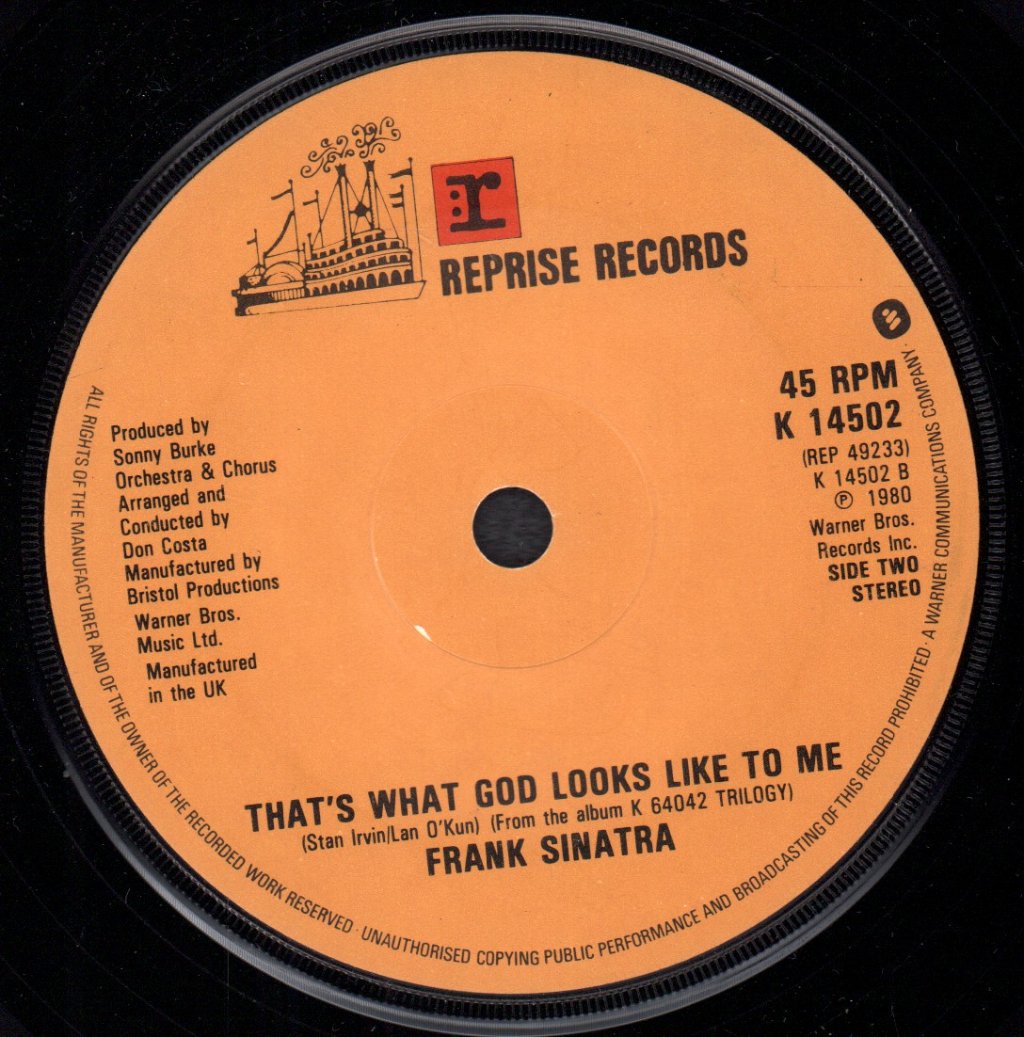 Frank Sinatra - Theme From New York New York - 7 Inch