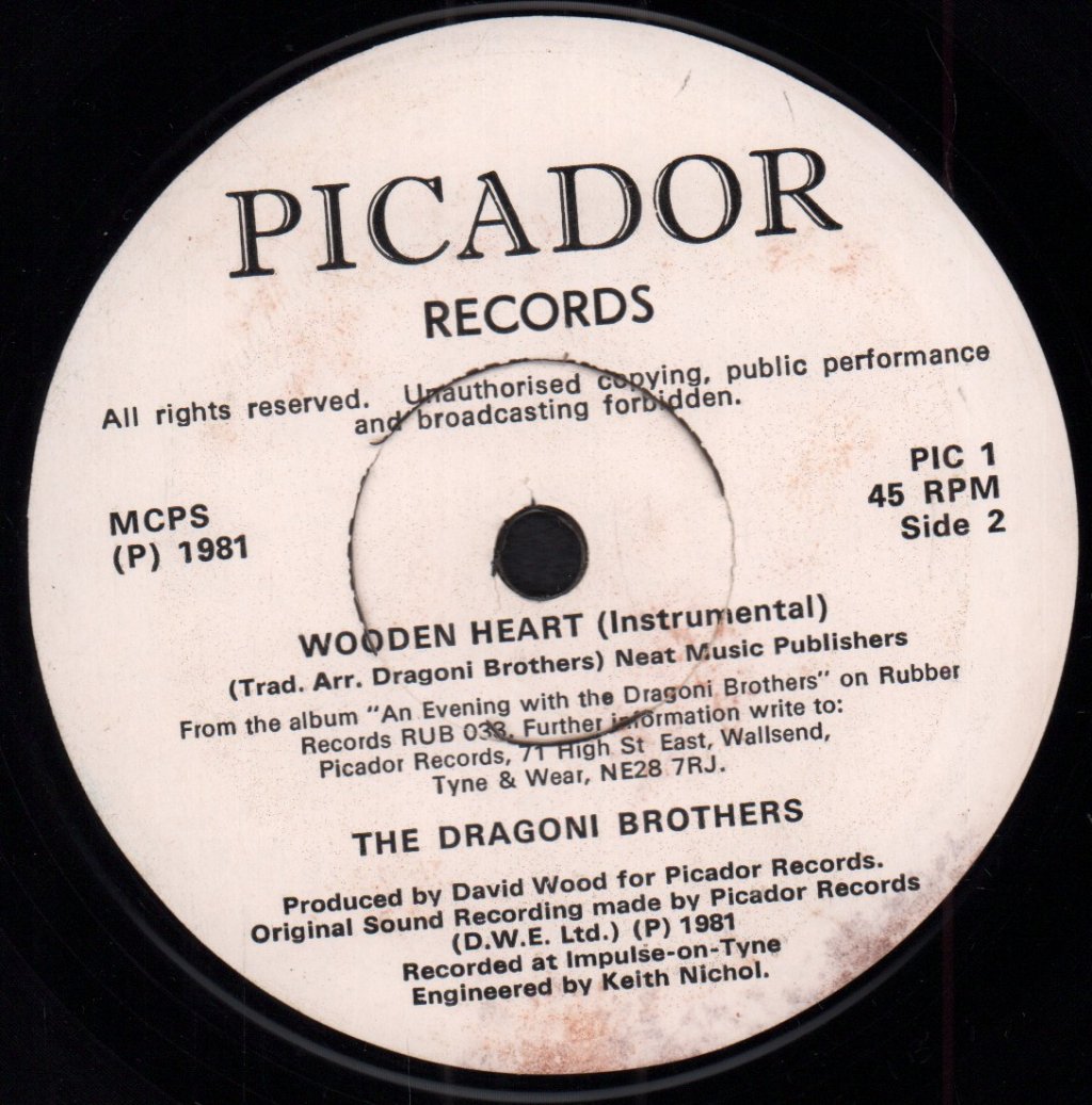 Dragoni Brothers - dance little birdie - 7 Inch