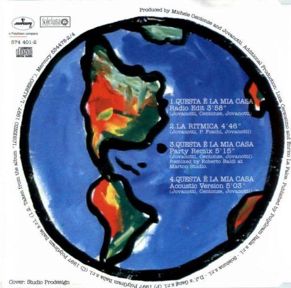 Jovanotti - Questa È La Mia Casa - Cd