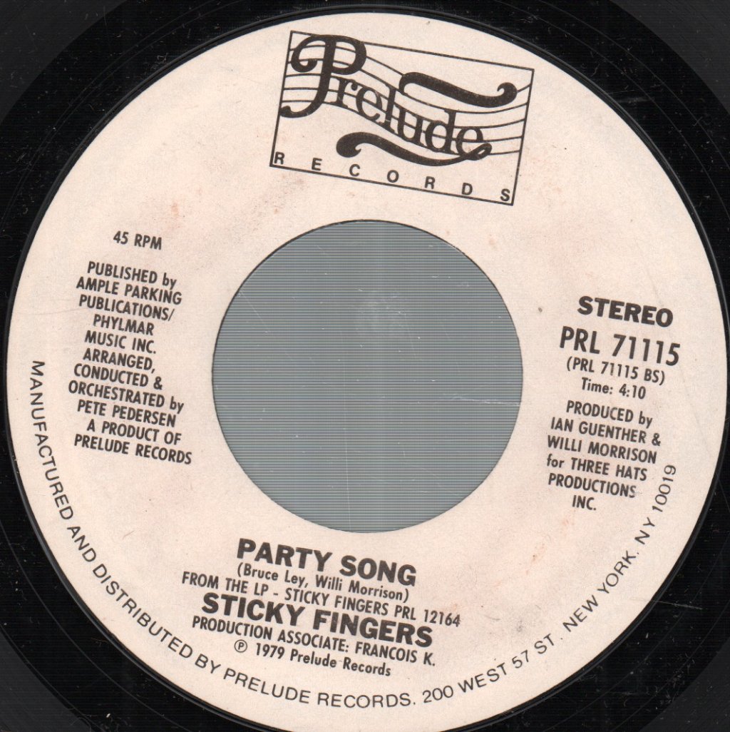 Sticky Fingers - Wastin' My Love - 7 Inch