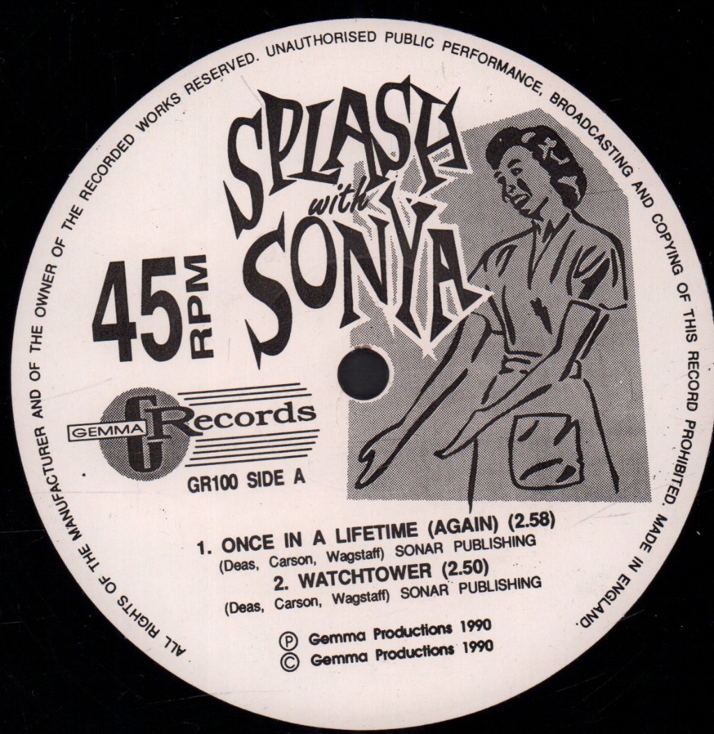Splash With Sonya - Surf Song - 12 Inch