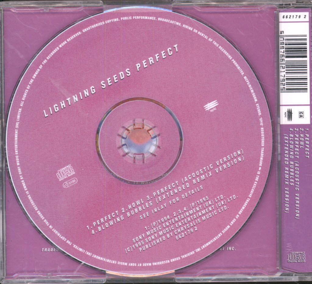 Lightning Seeds - Perfect - Cd