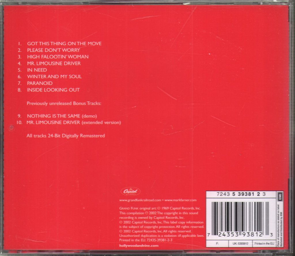 Grand Funk Railroad - Grand Funk - Cd