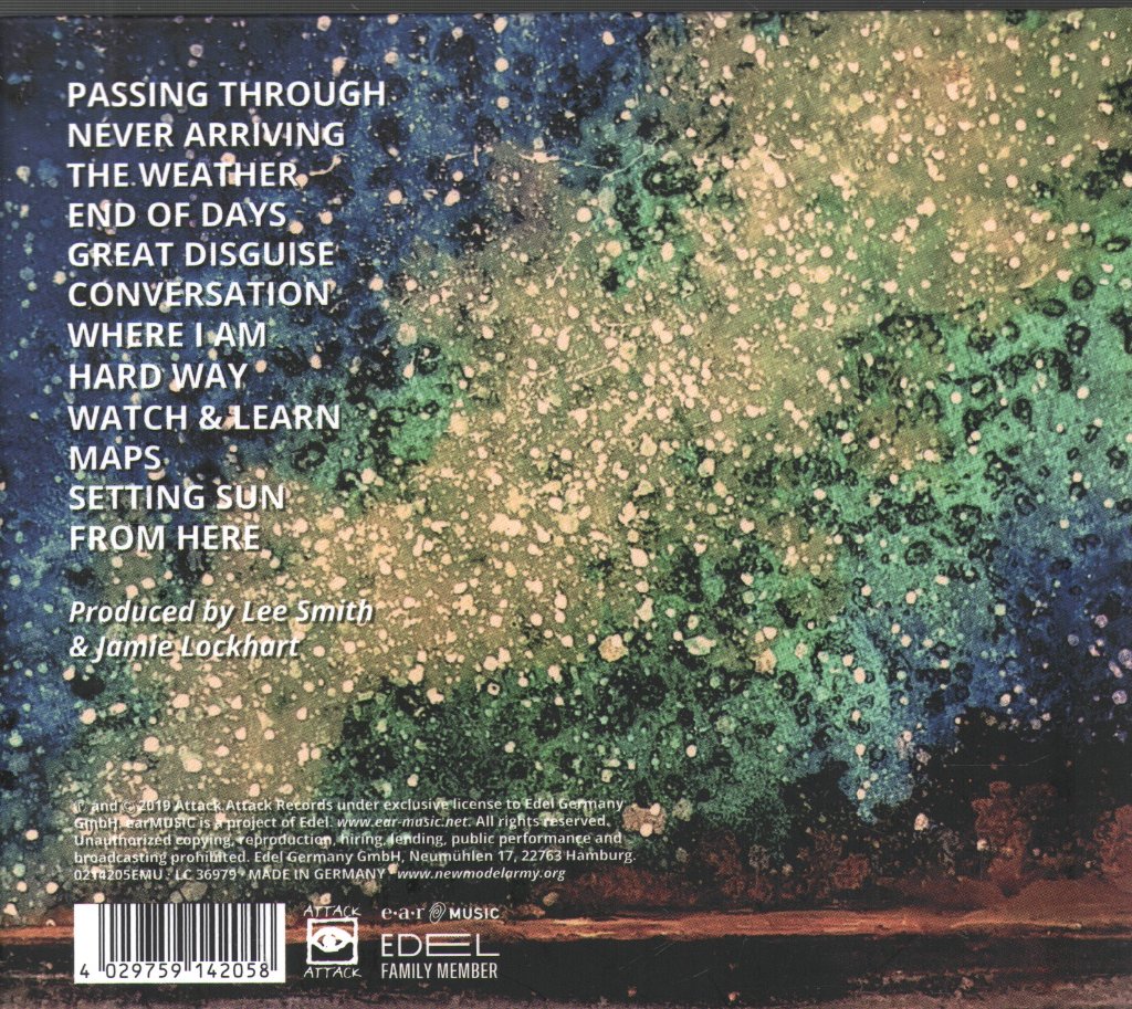 New Model Army - From Here - Cd