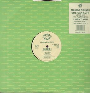 Massive Sounds - I Want You - 12 Inch