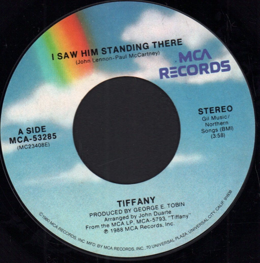 Tiffany (80'S Artist) - I Saw Him Standing There - 7 Inch