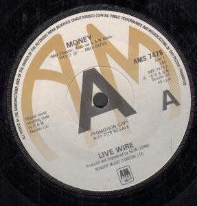 Live Wire - Money - 7 Inch