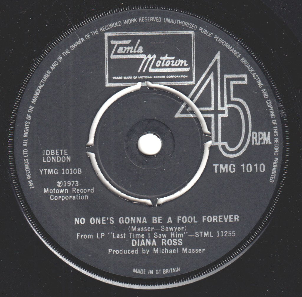 Diana Ross - Theme From Mahogany - 7 Inch