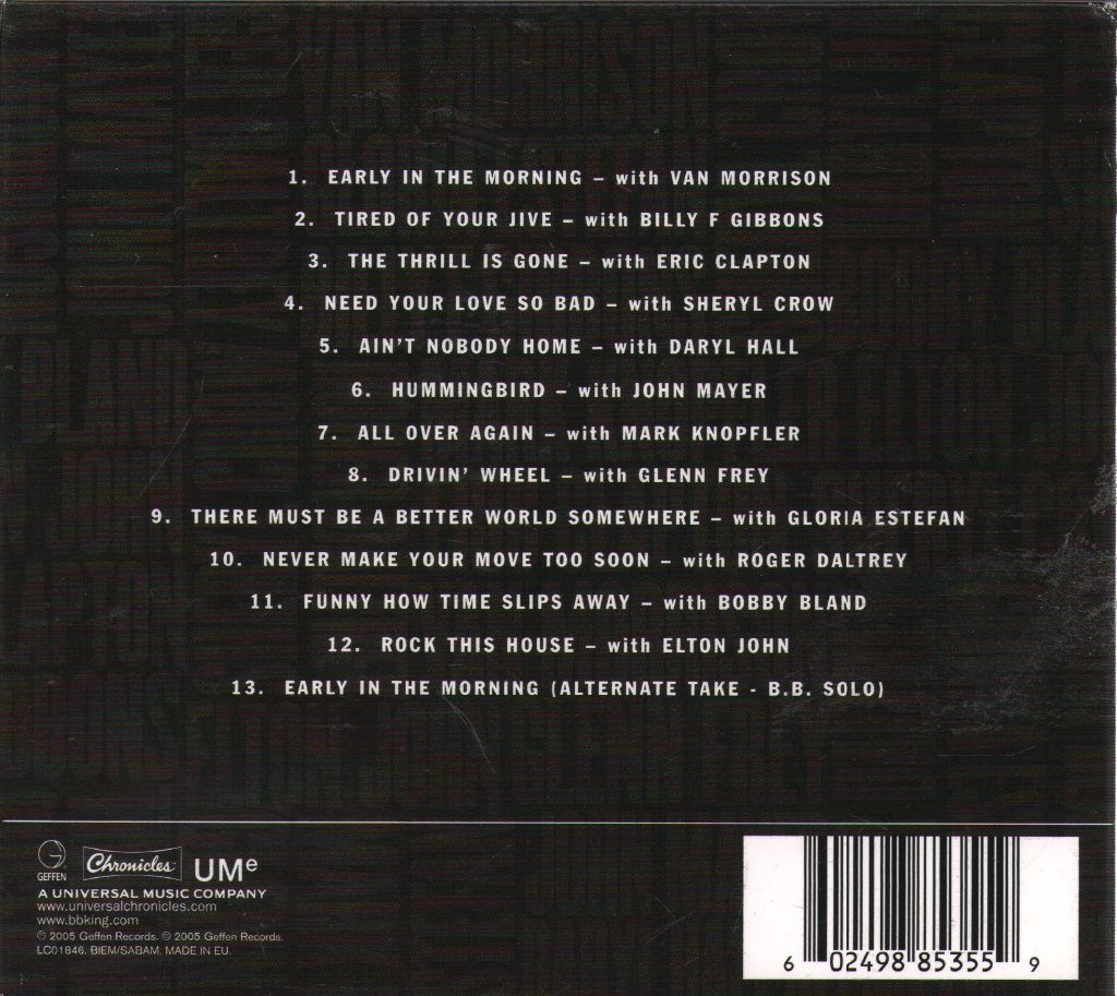 B.B. King & Friends - 80 - Cd